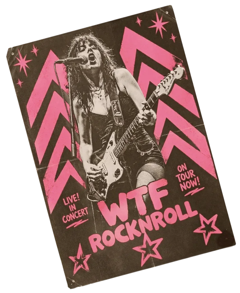 Wist’s original rock poster artwork.